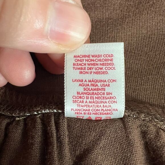 Tropical Escapes Womens Maxi Dress Swimsuit Coverup Grecian Style Brown Large - Picture 10 of 11